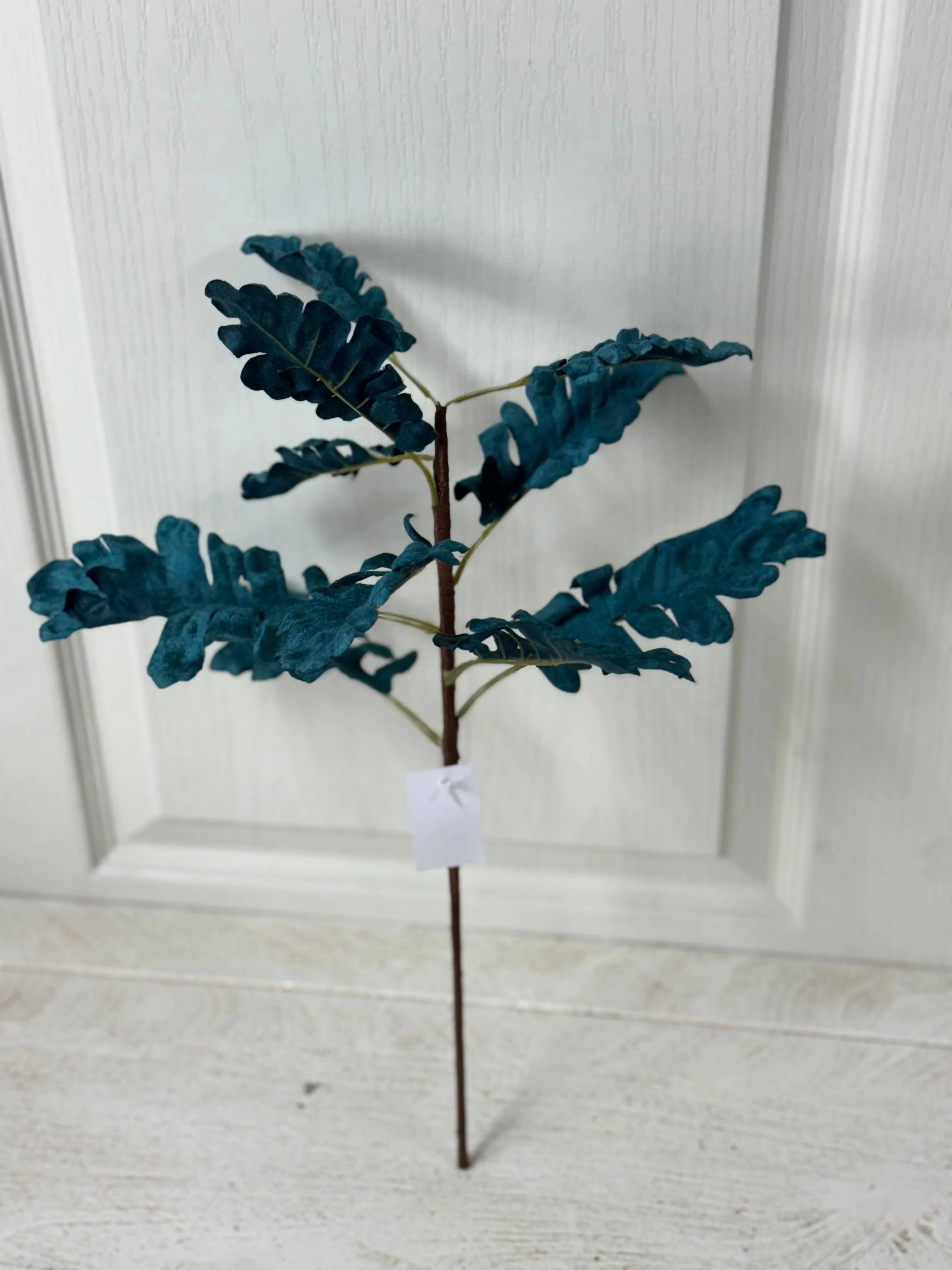18 Inch Smoke Blue Lamb's Ear Spray