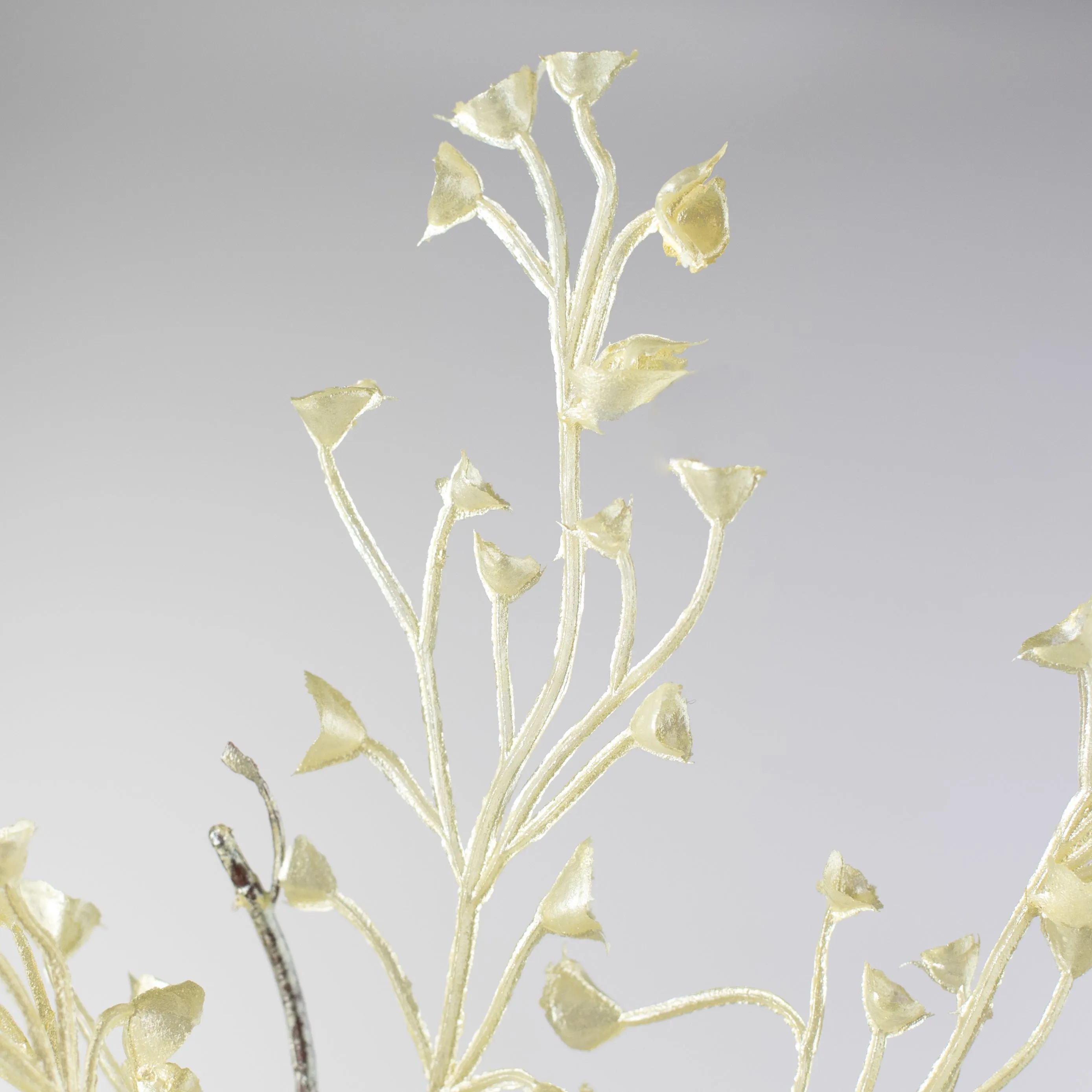28" Pearl Mini Flower Spray: Yellow