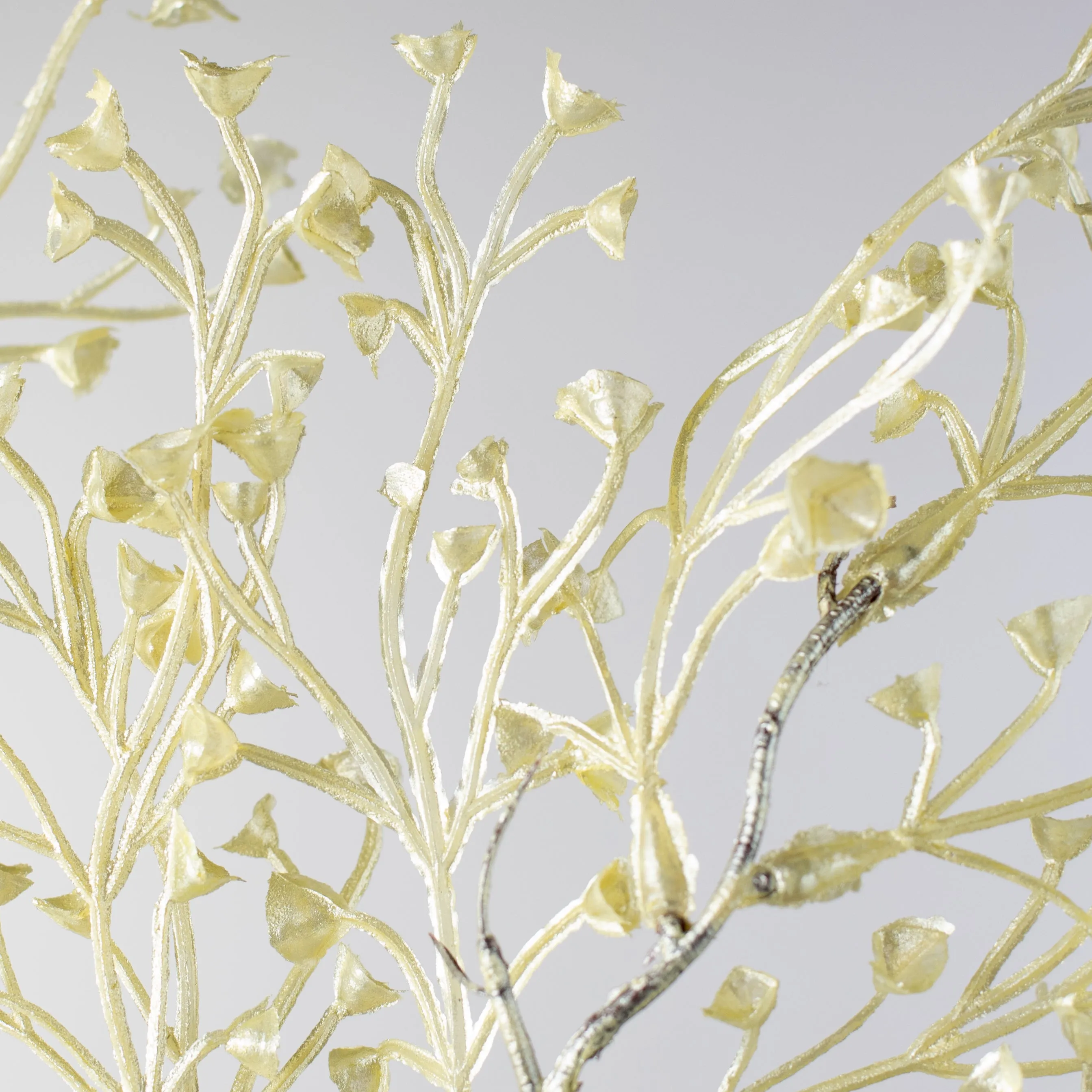 28" Pearl Mini Flower Spray: Yellow