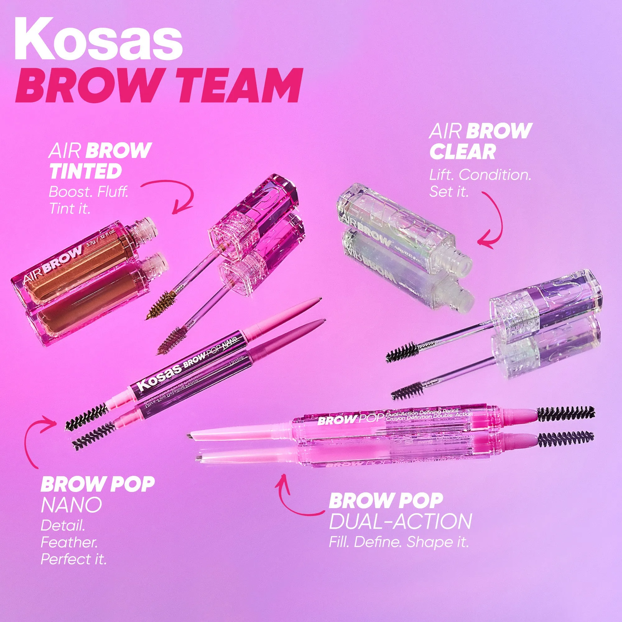 Air Brow Tinted Volumizing Treatment Gel