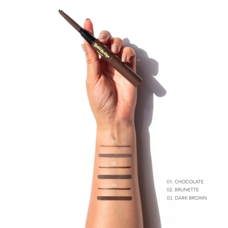 AM-BSED 2 in 1 Brow Sculpt Pencil & Tinted Brow Gel Mascara : 3 DZ