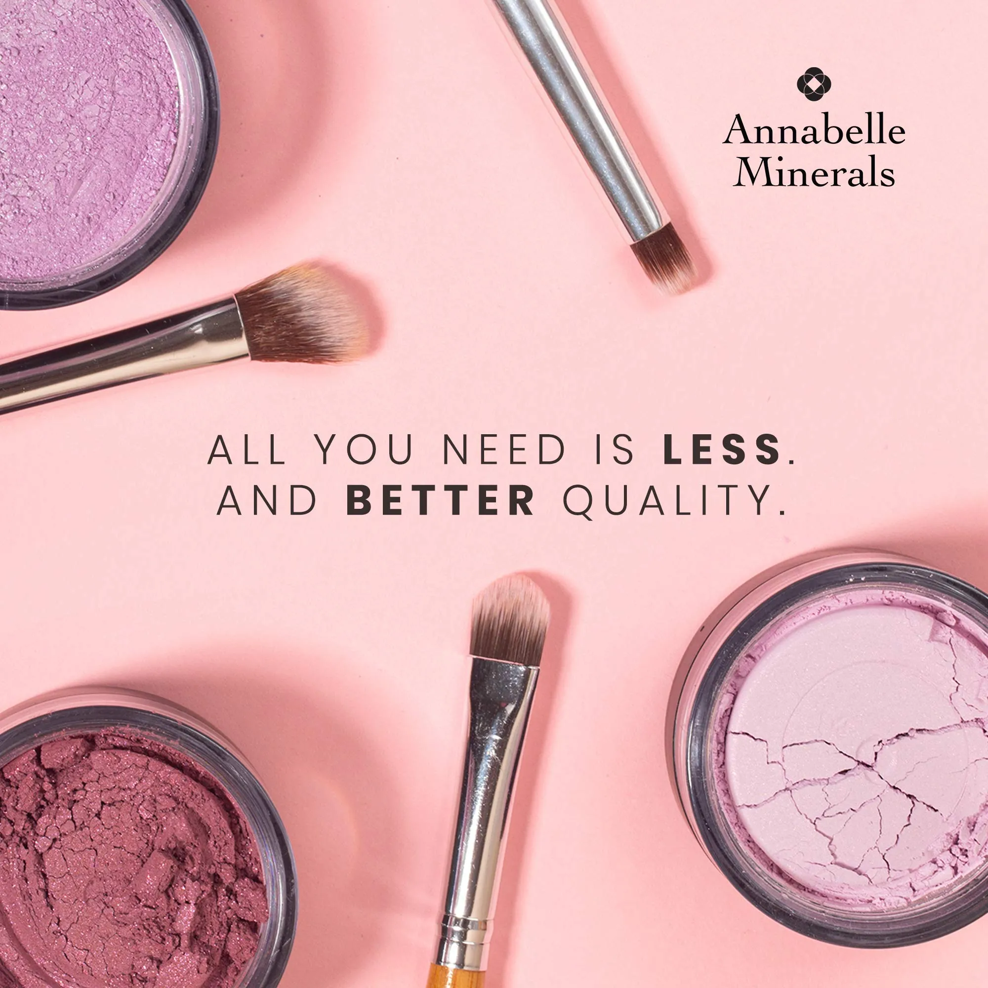 Annabelle Minerals - All-Natural Mineral Blush Powder - Matte Makeup Finish - Highly Pigmented - Save & Long Lasting Make-up - Natural Fresh Look - For All Skin Types - Vegan - Satin Coral 4g Coral Satin