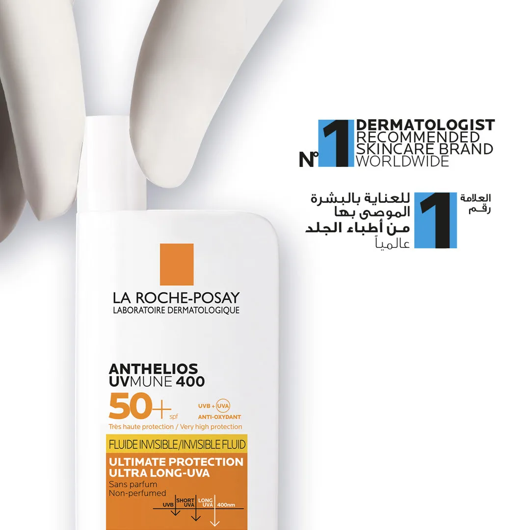 Anthelios Uvmune400 Invisible Fluid Sunscreen SPF50 