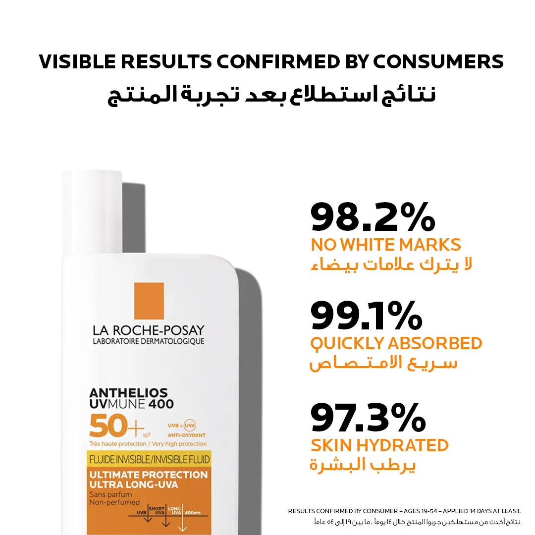Anthelios Uvmune400 Invisible Fluid Sunscreen SPF50 