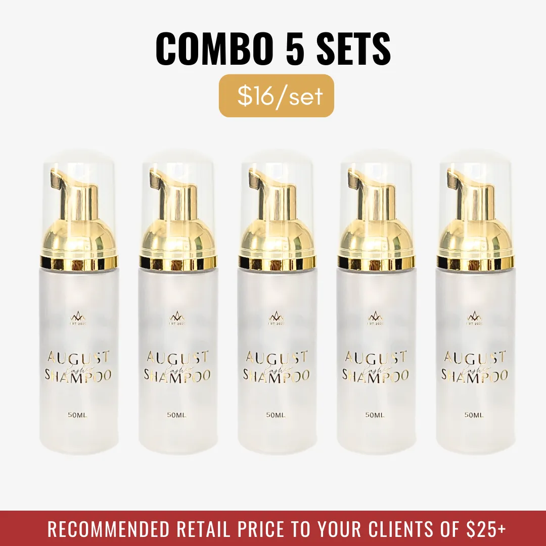 August Lash Shampoo Set