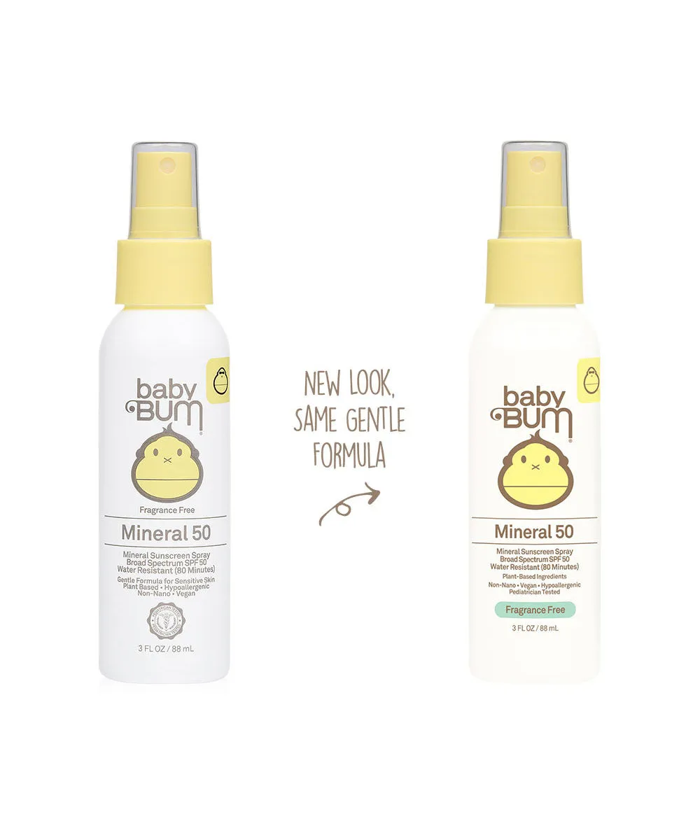 Baby Bum • Mineral SPF 50 Sunscreen Spray Lotion - Fragrance Free