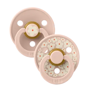 BiBS Pacifier Studio Colour 2 Pack Jasmine - Blush Mix