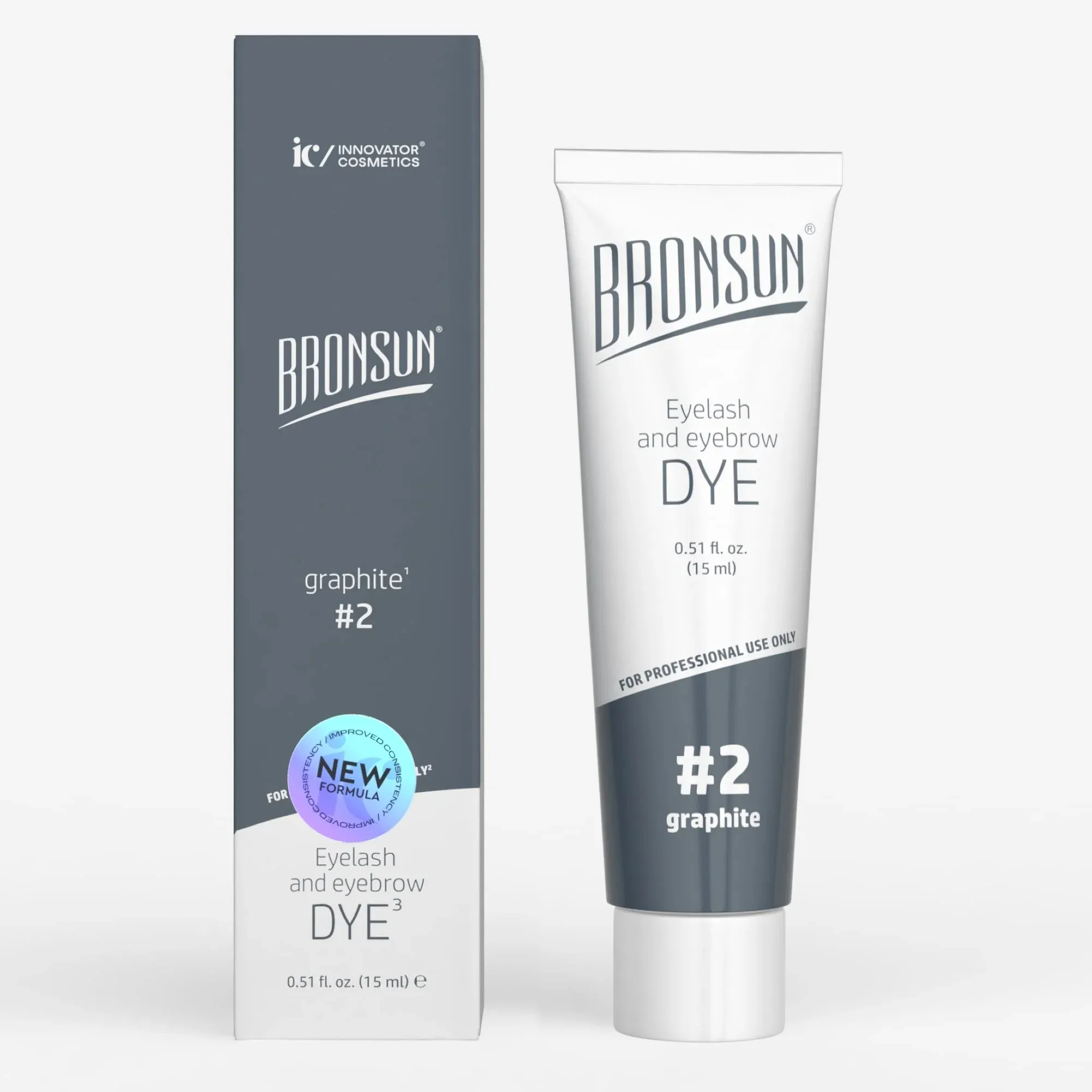 Bronsun ((NEW FORMULA)) Eyelash and Eyebrow GEL DYE ONLY 15ml