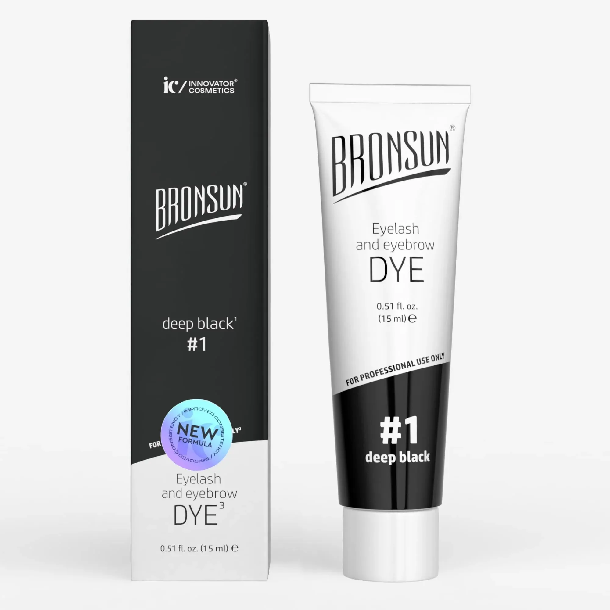 Bronsun ((NEW FORMULA)) Eyelash and Eyebrow GEL DYE ONLY 15ml