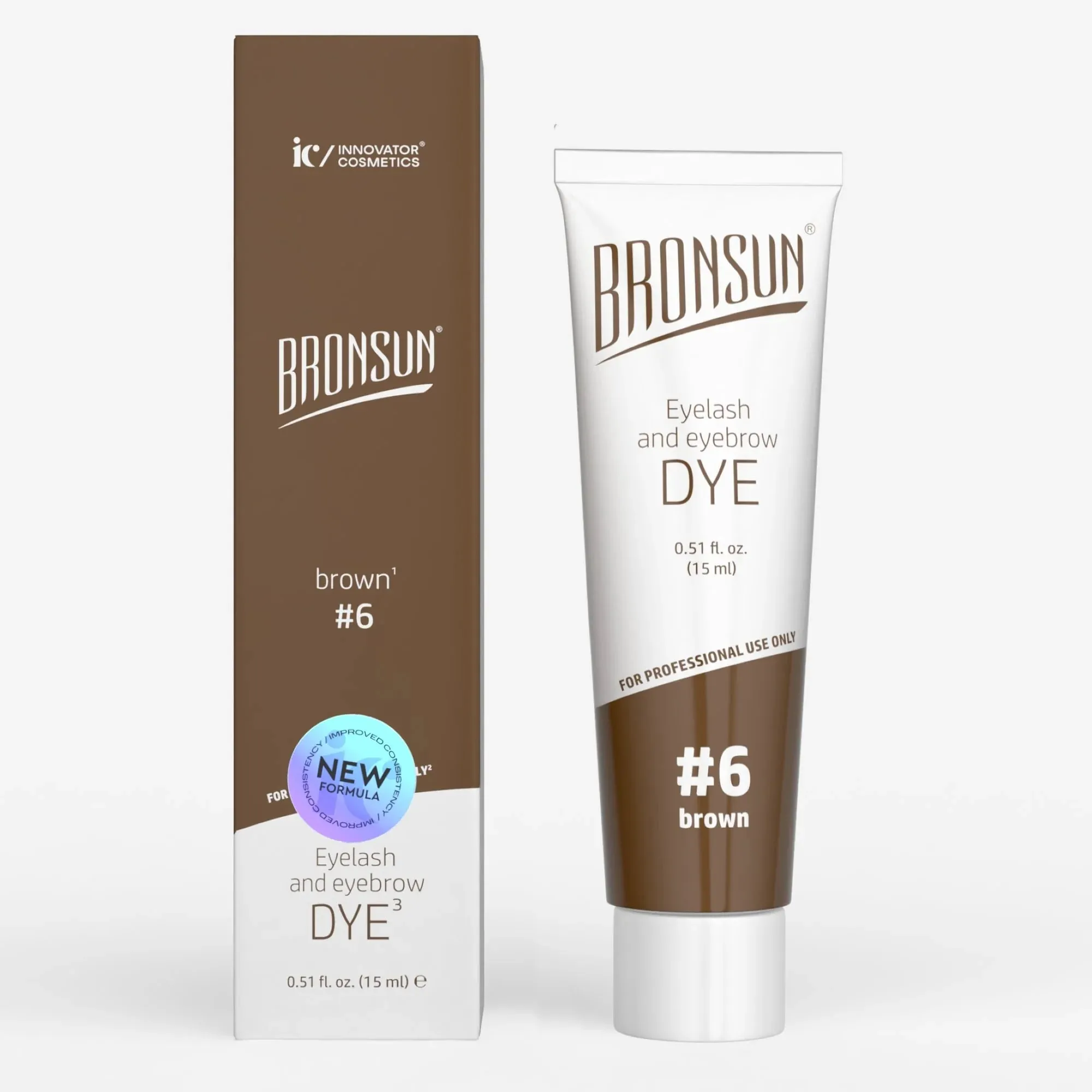 Bronsun ((NEW FORMULA)) Eyelash and Eyebrow GEL DYE ONLY 15ml