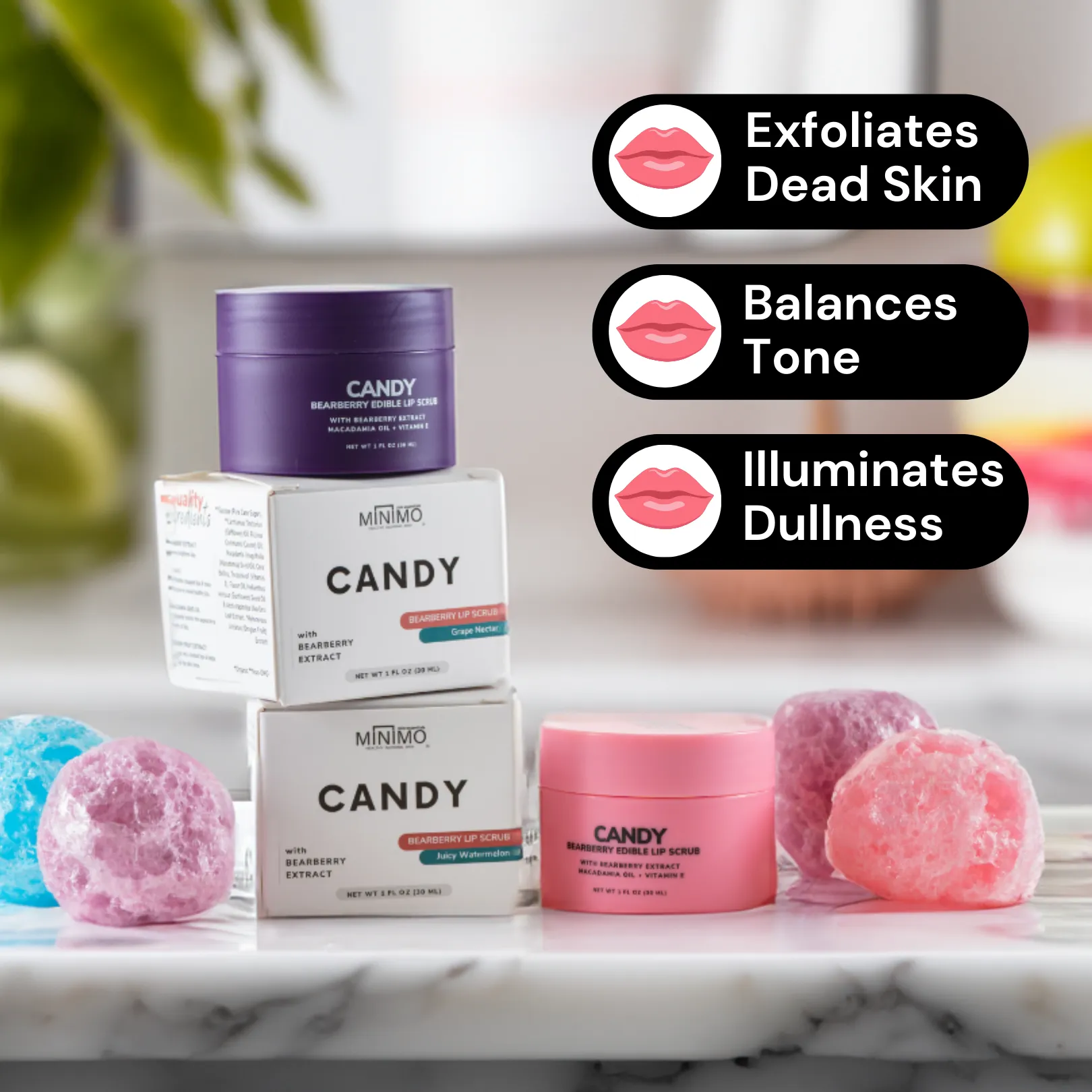 Candy Edible Lip Scrub
