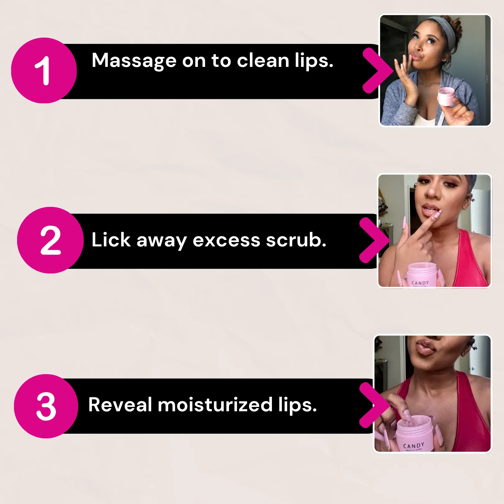Candy Edible Lip Scrub