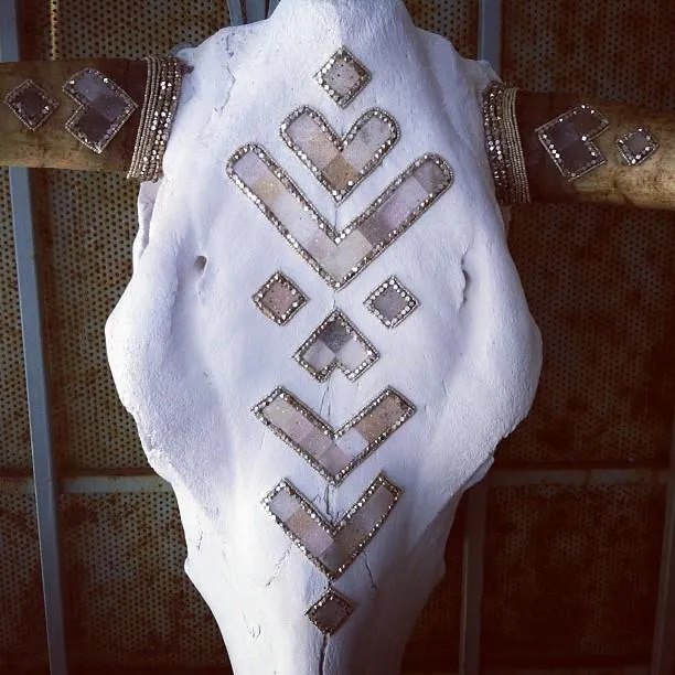 Druzy Tribes Buffalo Skull