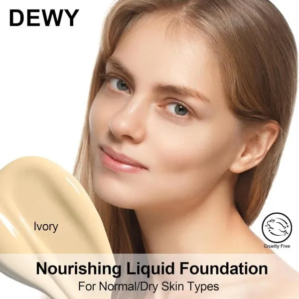 Fv Foundation Waterproof With Medium Coverage, Oil-free & Long Lasting, Matte Orever Foundation For Oily/normal Skin, Forever Liquid Makeup Foundation For Face, Natural Beige 30g