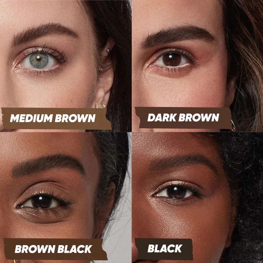Kosas - Air Brow Tinted Volumizing treatment gel - Brown Black