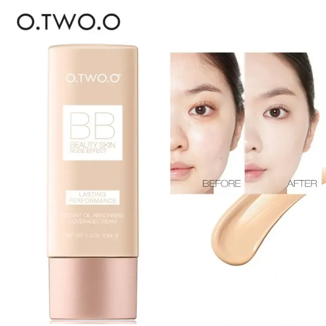 Lasting Performance BB Beauty Skin – Nude Effect Lightweight BB Liquid Foundation Cream, Suitable for All Skin Types – Shade #24 (Wheat)