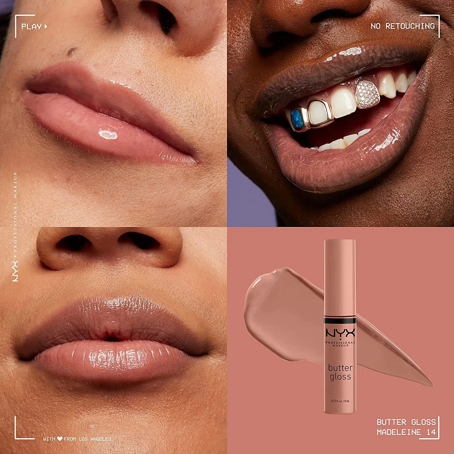 London Soft Matte Lip Cream & Madeleine Butter Gloss - Mid-Tone Lip Colors