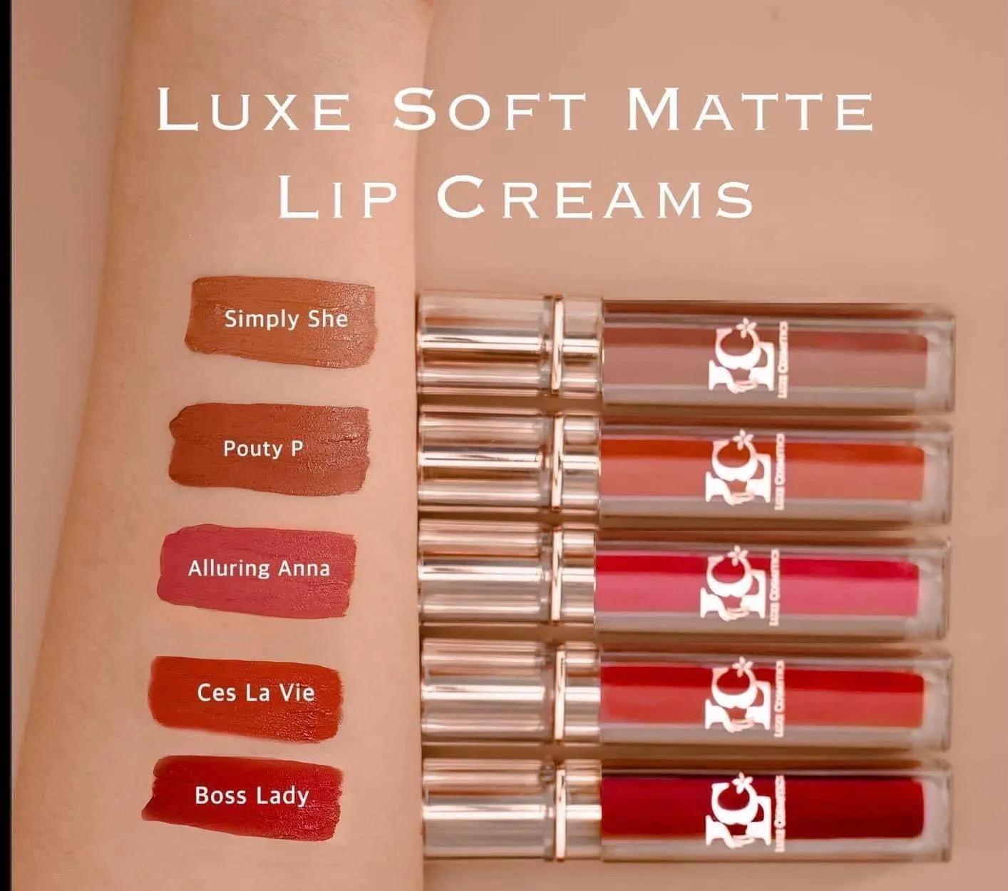 Luxe Cosmetics - Soft Matte Lip Creams