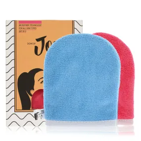 Makeup Removal Gloves - Pink & Blue