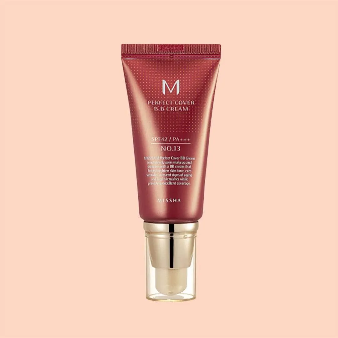 Missha. M Perfect Cover BB Cream SPF42 PA    [#13 Bright Beige]