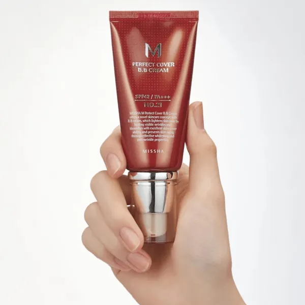 Missha. M Perfect Cover BB Cream SPF42 PA    [#21 Light Beige]