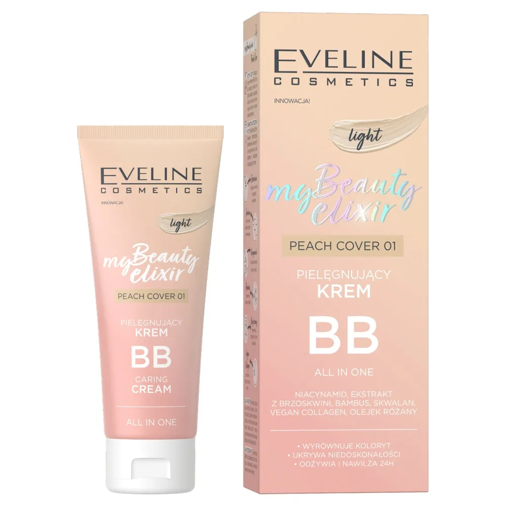 My Beauty Elixir pielęgnujący krem BB all in one 01 Peach Cover Light 30ml