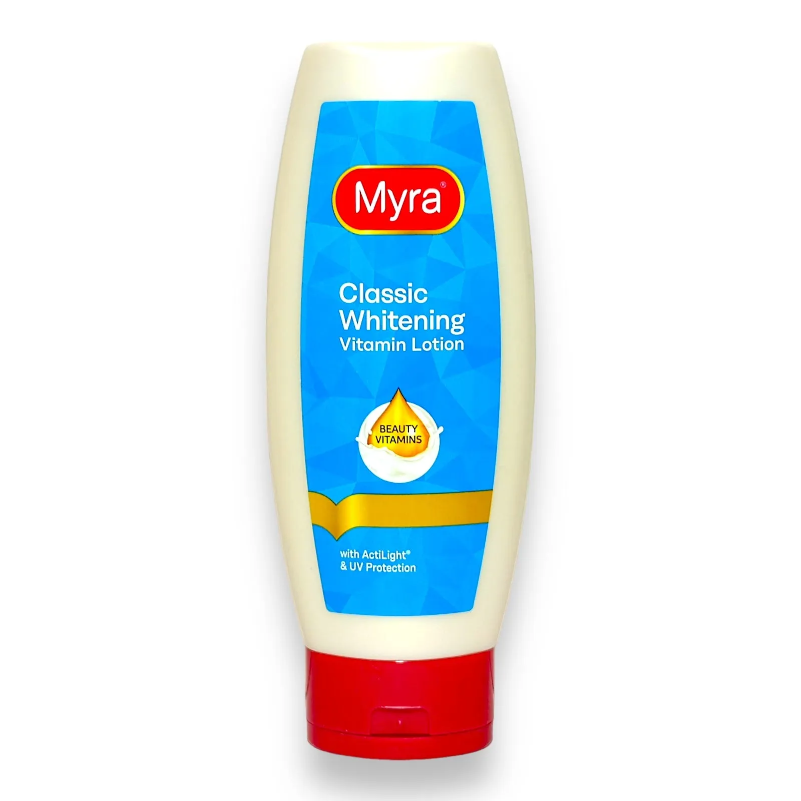 Myra E - Classic Whitening Vitamin Lotion 400 ML - ( light blue )