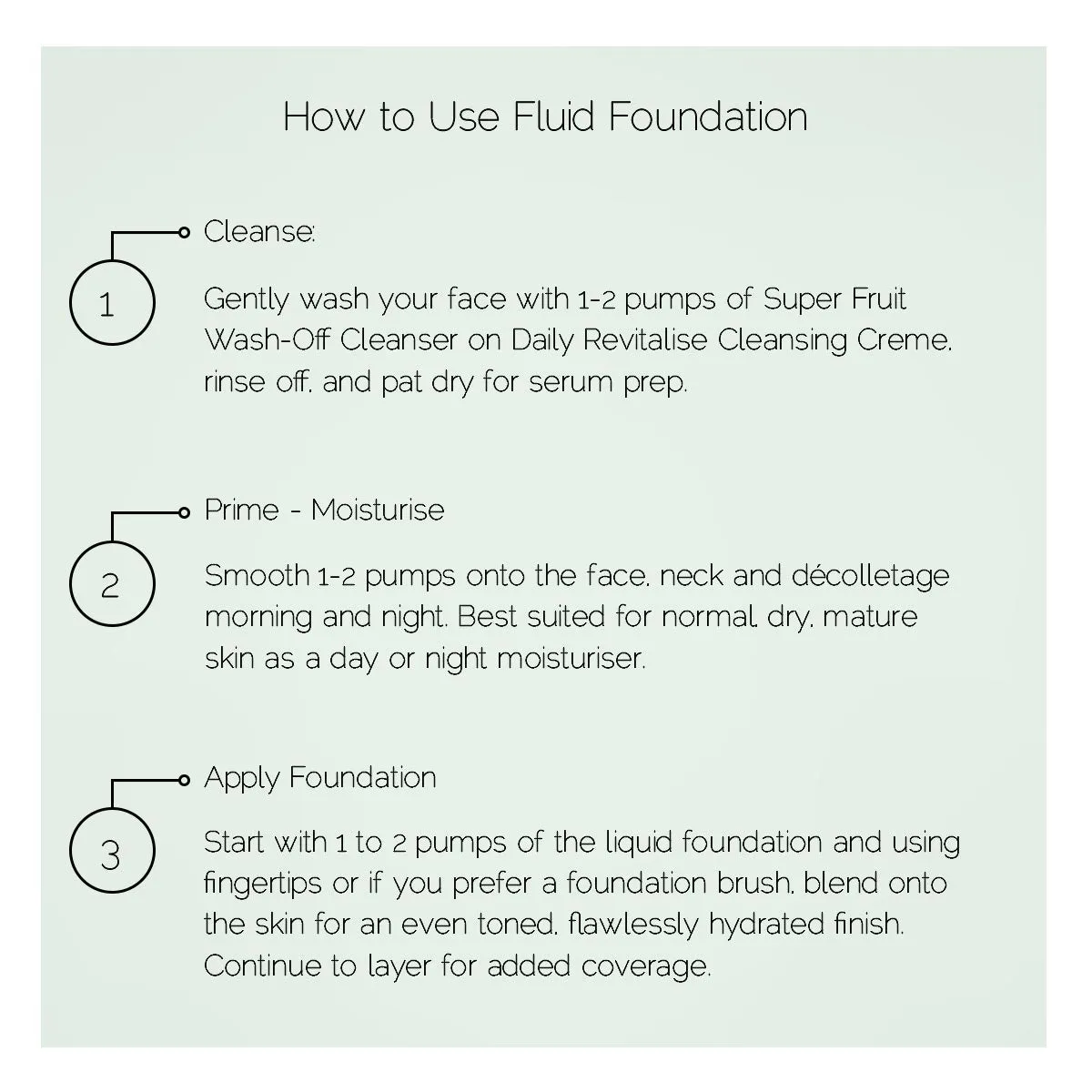 Organic Healthy Glow Fluid Foundation with Rose & Grapefruit