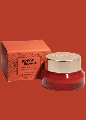 Poppy & Pout Blood Orange Lip Scrub
