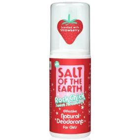 Salt Of the Earth Rock Chick Sweet Strawberry Deodorant 100ml