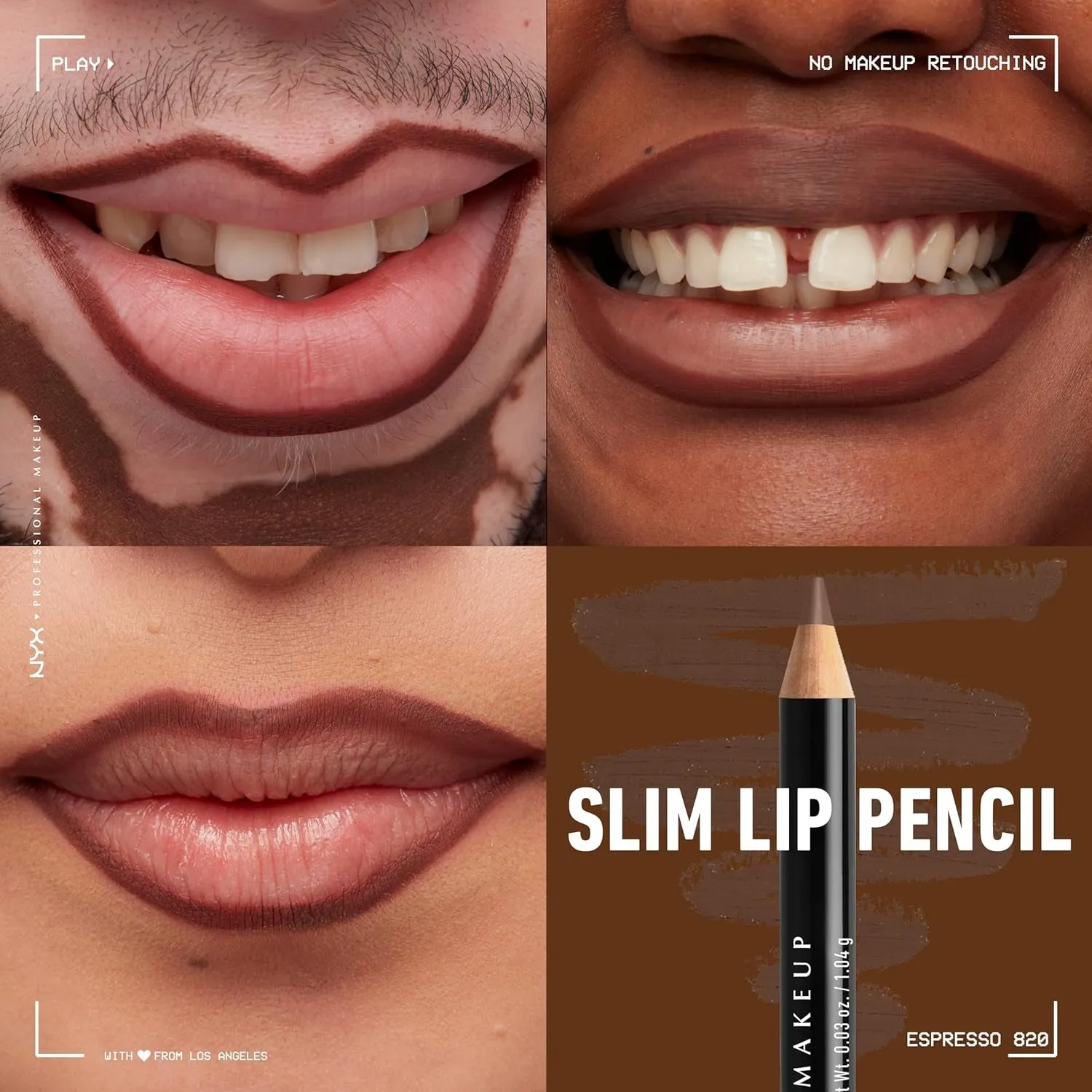 Soft Matte Lip Cream London & Slim Lip Pencil Espresso