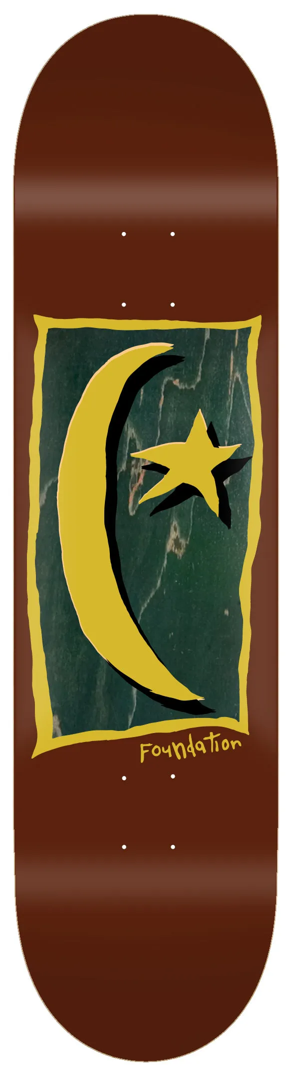 Star and Moon V2 Maroon Deck 8.38