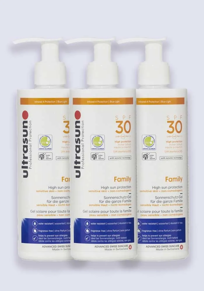 Ultrasun Family SPF 30 300ml - 3 Pack Saver