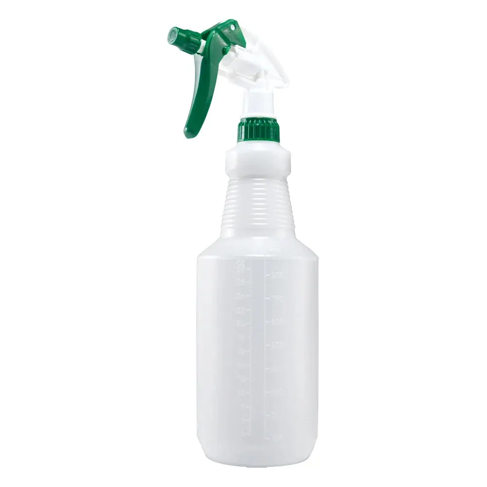 Winco PSR-9 Green Plastic Spray Bottle, 28 Oz
