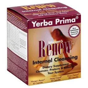 Yerba Prima Women's Renew Colon Cleanser 60 Caps